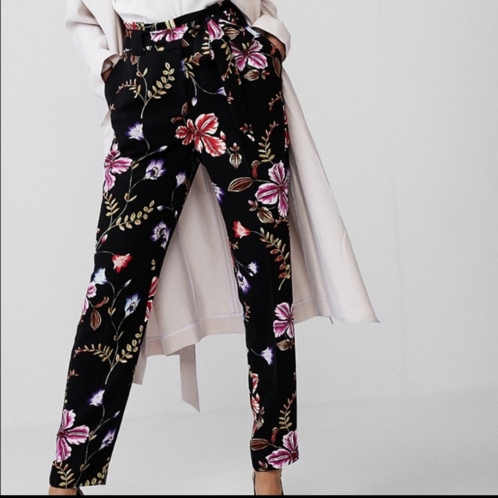 Express floral pants